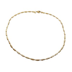Gargantilha Choker Canutilho Ouro 18k