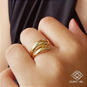 Anel Bold Ouro 18k