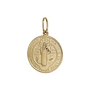 Pingente São Bento Ouro 18k