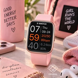Relógio Smartwatch X-Watch Xswuqpi006a Pxrx