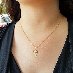 Pingente Menina Ouro 18k
