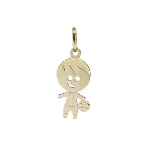 Pingente Menino Ouro 18k
