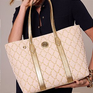 Bolsa Victor Hugo Jessy Ráfia Bordada Elos VH