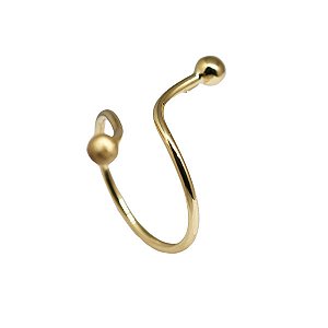 Anel Esferas Ouro 18k