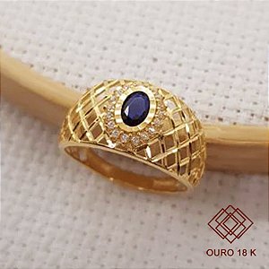 Anel Formatura Comércio Exterior Ouro 18k - Sem emblema