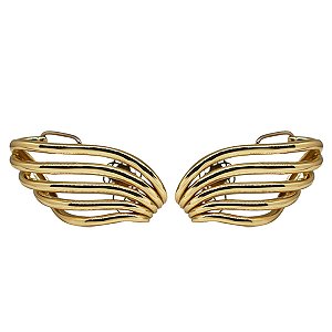 Brinco Anime Asas Ouro 18k