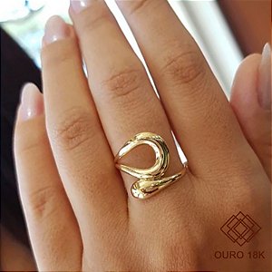 Anel Bold Ouro 18k
