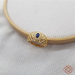 Anel Formatura Relações Públicas Ouro 18k - Sem emblema