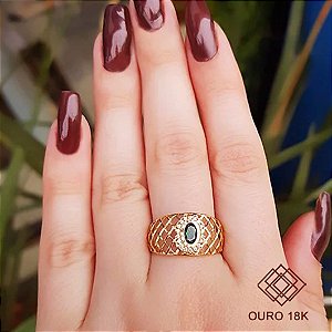 Anel Formatura Bioquímica Ouro 18k - Sem emblema