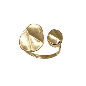 Anel Oval Ouro 18k