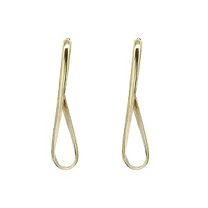 Brinco Gancho Ouro 18k