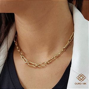 Gargantilha Corrente Ouro 18k - 45cm