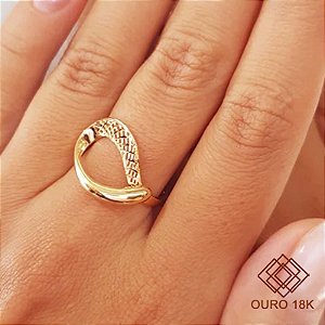 Anel Filigrana Ouro 18k