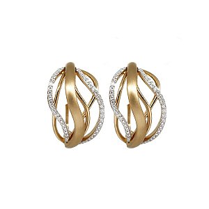 Brinco Argola Ouro 18k Moissanite