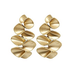 Brinco Escultura Ouro 18k