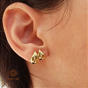 Brinco Gota Bold Ouro 18k