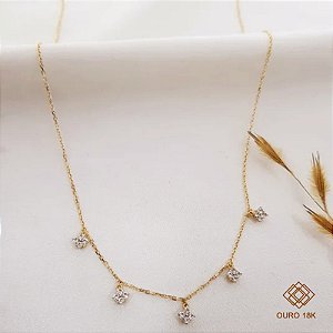 Gargantilha Topázio Ouro 18k