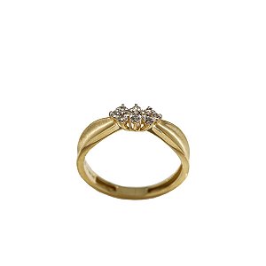 Anel Topázio Ouro 18k