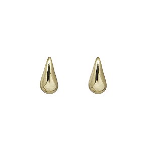 Brinco Bold Gota Ouro 18k