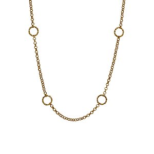 Gargantilha Elo Ouro 18k