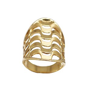 Anel Estamparia Ouro 18k