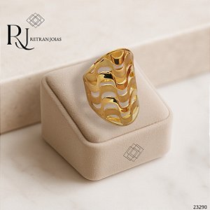 Anel Estamparia Ouro 18k