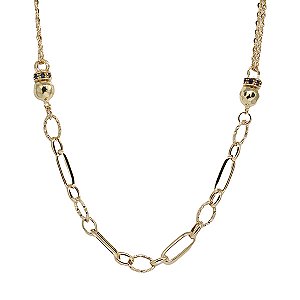 Gargantilha Elos Ouro 18k Zircônia