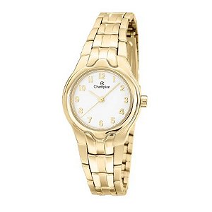 Kit Relógio Champion Feminino Dourado Ch28960w