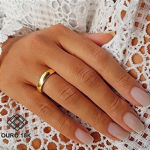 1 Aliança Casamento Ouro 18k