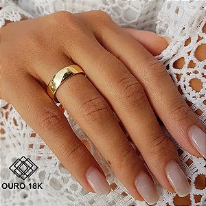 1 Aliança Casamento Ouro 18k