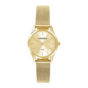Relógio Mondaine Feminino Dourado