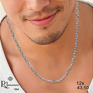 Cordão Masculino Prata 925