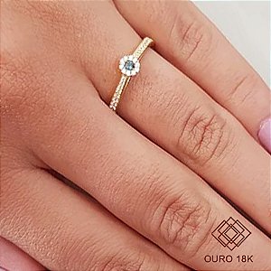 Anel Formatura Engenharia Química Ouro 18k - Sem emblema