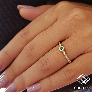 Anel Formatura Ensino Médio Ouro 18k - Sem emblema