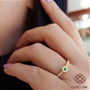 Anel Formatura Magistério Ouro 18k - Sem emblema