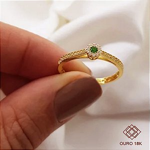 Anel Formatura Veterinária Ouro 18k - Sem emblema