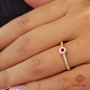 Anel Formatura Ciências Contábeis Ouro 18k - Sem emblema