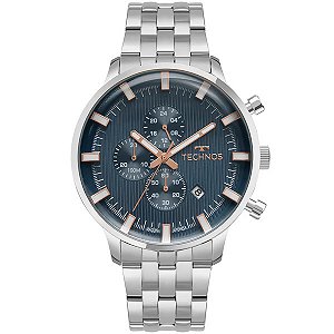 Relógio Technos Masculino Grandtech Prata Js15enr/1a