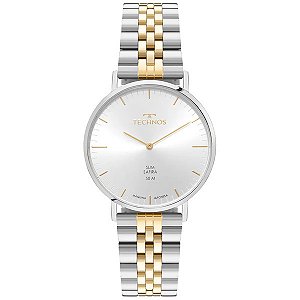 Relógio Technos Masculino Slim Bicolor 2025luj/1k
