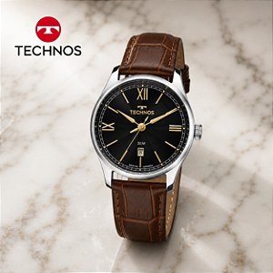 Relógio Technos Masculino Executive Prata 2115twy/0p