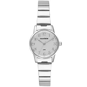 Relógio Feminino Clássico Bracelete Prata 32693l0mvne2