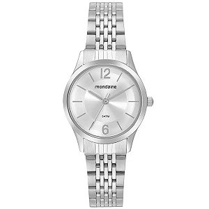 Relógio Mondaine Feminino Aço Prata 32698l0mvne3