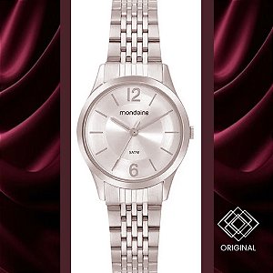 Relógio Mondaine Feminino Aço Prata 32698l0mvne3