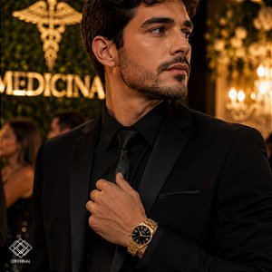 Relógio Mondaine Masculino Dourado 99807gpmvde4