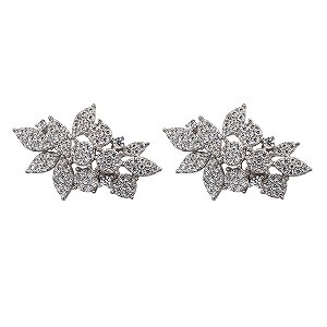 Brinco Ear Cuff Prata 925 Zircônias