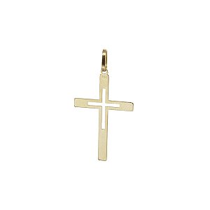 Pingente Cruz Ouro 18k