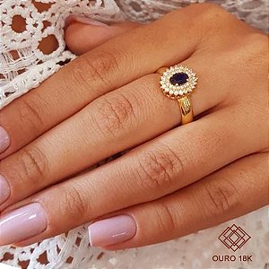 Anel Formatura Engenharia Química Ouro 18k - Sem emblema