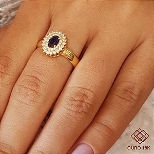 Anel Formatura Matemática Ouro 18k - Sem emblema