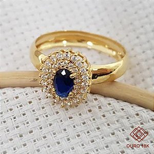 Anel Formatura Psicologia Ouro 18k - Sem emblema