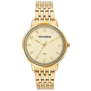 Relógio Feminino Dourado Mondaine 32677lpmvde1